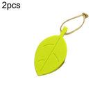 2 cái chặn cửa silicone hình lá sáng tạo chống kẹp trẻ em, miếng đệm an toàn chống va đập cửa