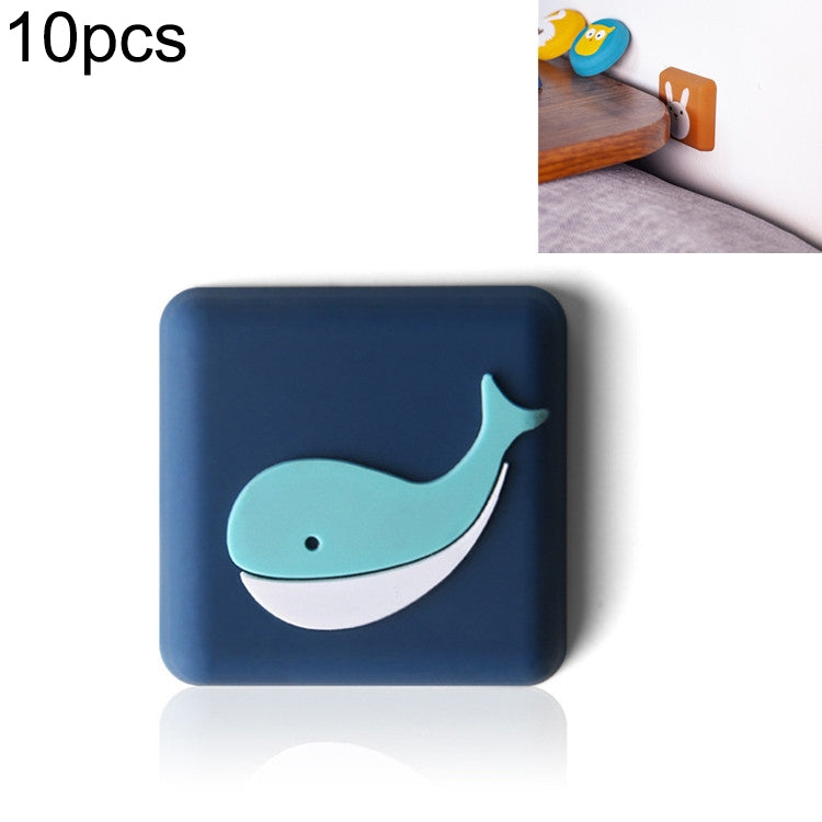 10 cái miếng đệm chống va đập cho tay nắm cửa tường bằng silicone