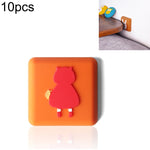 10 cái miếng đệm chống va đập cho tay nắm cửa tường bằng silicone