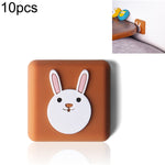 10 cái miếng đệm chống va đập cho tay nắm cửa tường bằng silicone