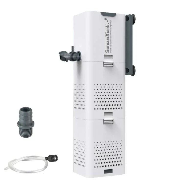 Máy bơm nước bể cá SunsunXiaoli nhỏ 3 trong 1, bộ lọc tuần hoàn bể cá, phích cắm CN, 6W 500F, 15W 1000F
