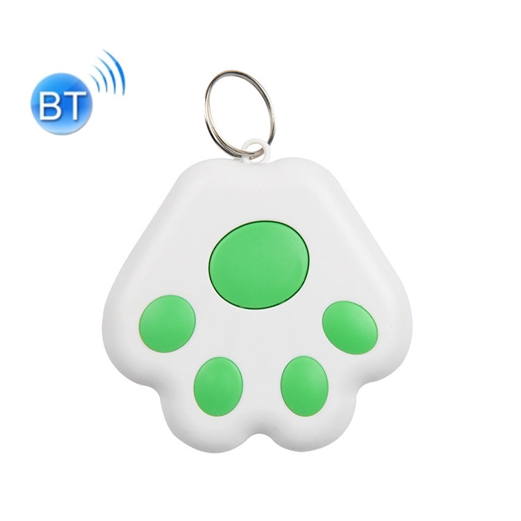 2 chiếc thiết bị chống mất Bluetooth HYC-09 hình chân chó, định vị thú cưng, móc khóa tìm kiếm thông minh báo động hai chiều, màu xanh da trời nhạt, xanh lá, hồng, đỏ, xanh đậm, xám đậm, đen, trắng