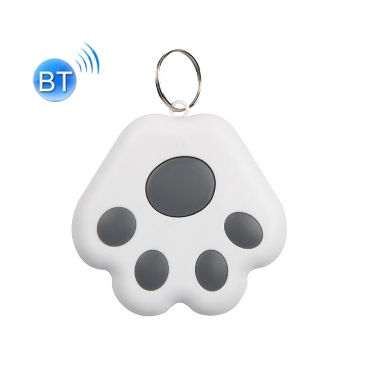 2 chiếc thiết bị chống mất Bluetooth HYC-09 hình chân chó, định vị thú cưng, móc khóa tìm kiếm thông minh báo động hai chiều, màu xanh da trời nhạt, xanh lá, hồng, đỏ, xanh đậm, xám đậm, đen, trắng