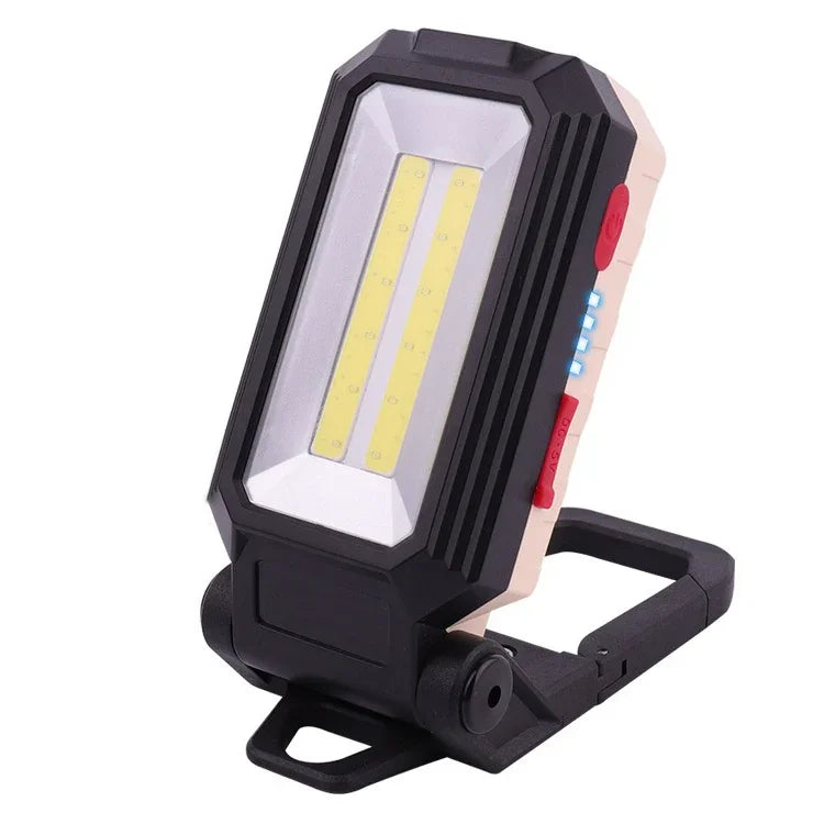 Đèn Làm Việc Kiểm Tra Xe Hơi Chống Chói Sạc USB Đèn Cắm Trại Gấp Có Móc + Nam Châm, W559 2 COB + T6, W560 COB + T6
