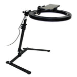 Bộ đèn vòng chiếu sáng trên giá đỡ quay phim, đèn LED làm đẹp trực tiếp, FP10