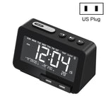 Loa Bluetooth không dây K5, đồng hồ báo thức để bàn, radio, phích cắm Mỹ, EU, Anh