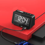Loa Bluetooth không dây K5, đồng hồ báo thức để bàn, radio, phích cắm Mỹ, EU, Anh