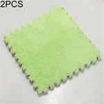 2 miếng thảm mềm phòng khách phòng ngủ trẻ em miếng ghép ma thuật, thảm chơi cho bé 30x30cm, các màu: đỏ hồng, màu lạc đà, tím, cà phê, xanh dương, hồng, xanh lá, trắng, xám