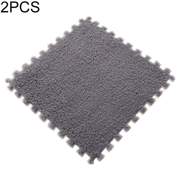 2 miếng thảm mềm phòng khách phòng ngủ trẻ em miếng ghép ma thuật, thảm chơi cho bé 30x30cm, các màu: đỏ hồng, màu lạc đà, tím, cà phê, xanh dương, hồng, xanh lá, trắng, xám