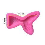 Khuôn Silicon Lỏng Đuôi Nàng Tiên Cá Mini, Khuôn Bánh Fondant, Nhỏ (Hồng) 15-95, Lớn (Hồng) 15-94, Nhỏ (Xám) 15-95, Lớn (Xám) 15-94