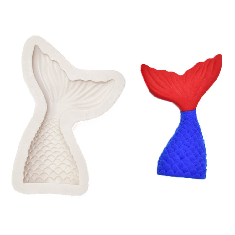 Khuôn Silicon Lỏng Đuôi Nàng Tiên Cá Mini, Khuôn Bánh Fondant, Nhỏ (Hồng) 15-95, Lớn (Hồng) 15-94, Nhỏ (Xám) 15-95, Lớn (Xám) 15-94