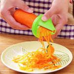 Phễu bếp, máy thái xoắn ốc, dụng cụ bào rau củ, dao cắt cà rốt, dao cắt cà rốt (xanh lá), dao cắt cà rốt (đỏ)