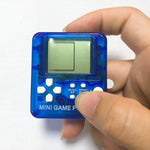 Bộ 4 máy chơi game mini cầm tay trò chơi gạch cổ điển kèm móc khóa, 4 máy chơi game mini