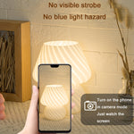 Đèn bàn trang trí đầu giường hình nấm PJ-104 5W, phích cắm Trung Quốc, đặc điểm: ánh sáng ấm đơn sắc, điều chỉnh ba màu, bóng đèn Tmall Elf, điều khiển từ xa + bóng đèn Tmall Elf