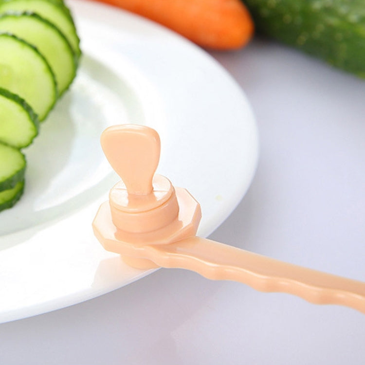 Máy thái xoắn ốc cà rốt, dụng cụ cắt khoai tây rau củ, máy thái xoắn ốc cà rốt (xanh dương)