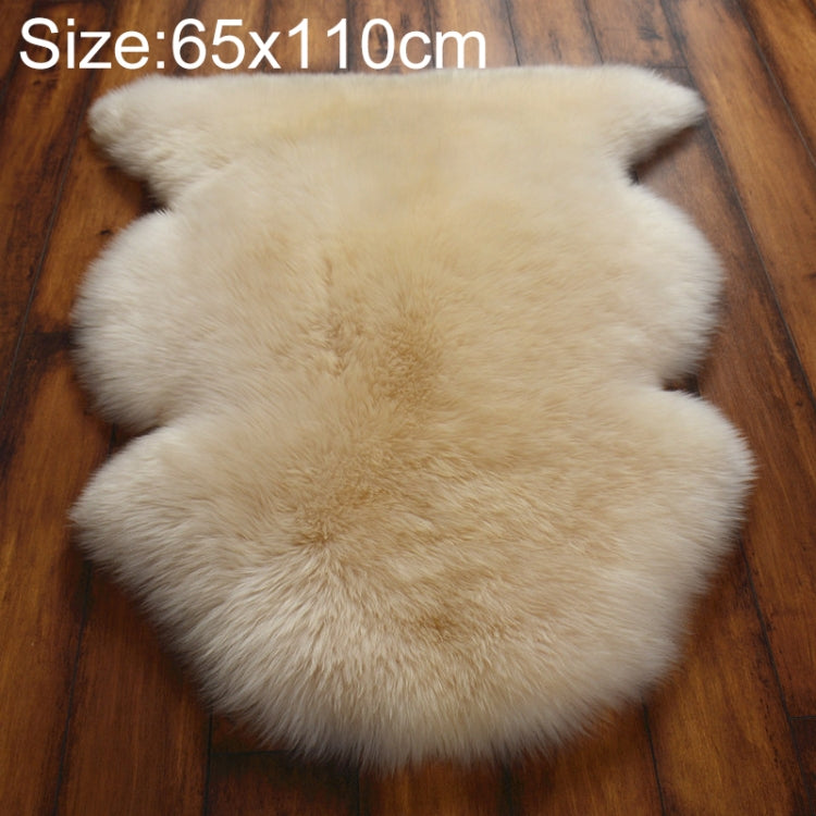 Đệm sofa bằng lông cừu thật nguyên chất, thảm da cừu toàn bộ, thảm trang trí cửa sổ, 60x90cm, 65x100cm, 65x110cm, 80x120cm