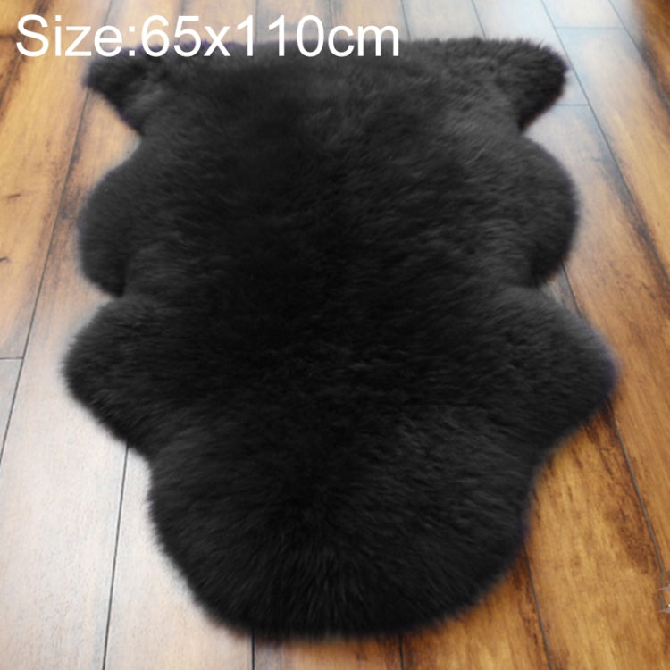 Đệm sofa bằng lông cừu thật nguyên chất, thảm da cừu toàn bộ, thảm trang trí cửa sổ, 60x90cm, 65x100cm, 65x110cm, 80x120cm