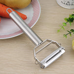 Dụng cụ gọt rau đa năng bằng thép không gỉ, dụng cụ bào đôi
