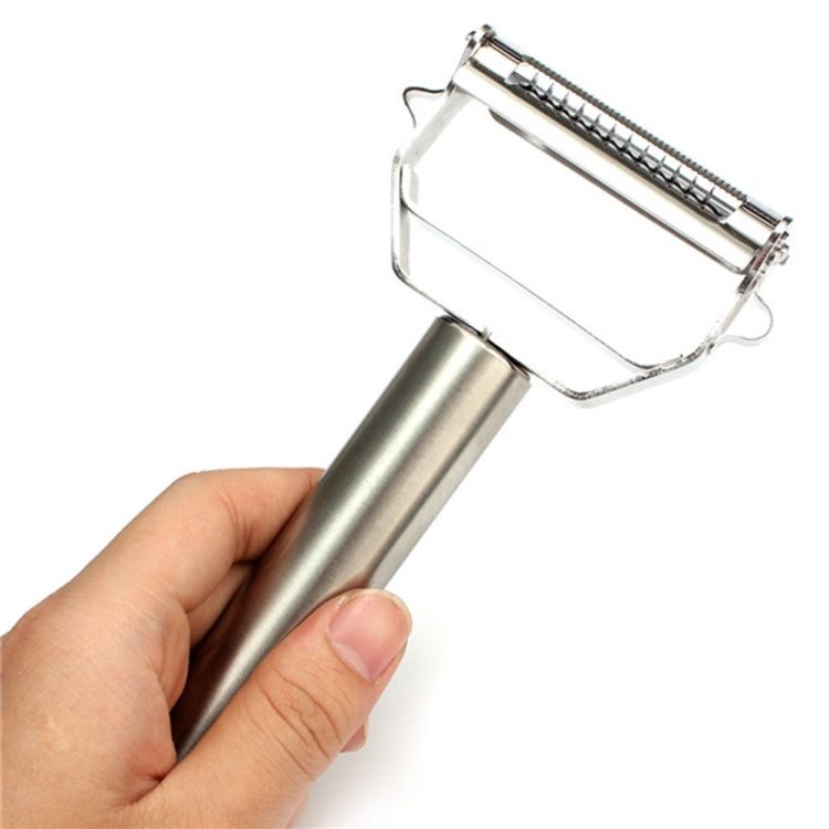 Dụng cụ gọt rau đa năng bằng thép không gỉ, dụng cụ bào đôi