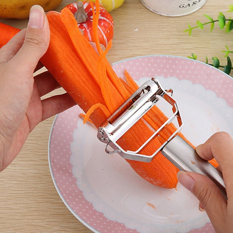 Dụng cụ gọt rau đa năng bằng thép không gỉ, dụng cụ bào đôi