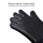 Găng tay silicone kéo dài chống trượt, chịu nhiệt cao, cách nhiệt lò vi sóng, găng tay chống bỏng, găng tay silicone kéo dài