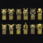 12ss USB 2.0 Ổ đĩa flash USB kim loại Zodiac, 4GB, 8GB, 16GB, 32GB, 64GB, 128GB