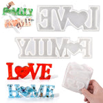 Khuôn silicone chữ DIY epoxy pha lê, khuôn chữ âm MD3300_LOVE, khuôn chữ âm MD3301_HOME, khuôn chữ âm MD3302_Family, khuôn chữ dương MD3313_LOVE, khuôn chữ dương MD3314_HOME, khuôn chữ dương MD3315_FAMILY