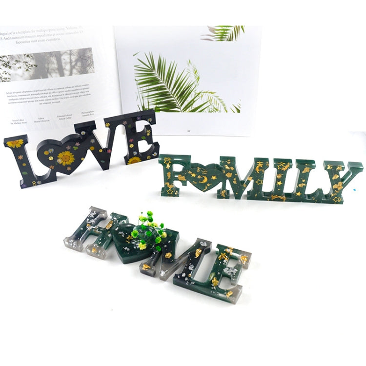 Khuôn silicone chữ DIY epoxy pha lê, khuôn chữ âm MD3300_LOVE, khuôn chữ âm MD3301_HOME, khuôn chữ âm MD3302_Family, khuôn chữ dương MD3313_LOVE, khuôn chữ dương MD3314_HOME, khuôn chữ dương MD3315_FAMILY