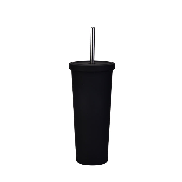 Cốc Ống Hút Thép Không Gỉ Đôi Dung Tích Lớn 700ml, Cốc Giữ Nhiệt Chân Không 304 Dùng Ngoài Trời, Cốc Nước Xe Hơi, Màu Khaki, Cam Đỏ, Tím Lilac, Hồng, Xanh Men, Xanh Rêu, Xám Đậm, Chàm, Đen Mực, Xanh Xám, Hồng Nhạt, Xanh Trắng, Xanh Hồ