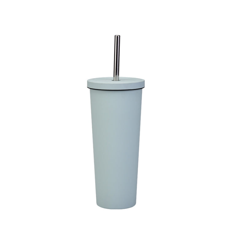 Cốc Ống Hút Thép Không Gỉ Đôi Dung Tích Lớn 700ml, Cốc Giữ Nhiệt Chân Không 304 Dùng Ngoài Trời, Cốc Nước Xe Hơi, Màu Khaki, Cam Đỏ, Tím Lilac, Hồng, Xanh Men, Xanh Rêu, Xám Đậm, Chàm, Đen Mực, Xanh Xám, Hồng Nhạt, Xanh Trắng, Xanh Hồ