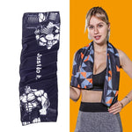 Khăn lạnh thể thao gym thấm mồ hôi nhanh khô, khăn nhanh khô, kích thước: 100 x 30cm (Lễ hội âm nhạc), khăn nhanh khô, kích thước: 100 x 30cm (Lửa), khăn nhanh khô, kích thước: 100 x 30cm (Tam giác hình học)