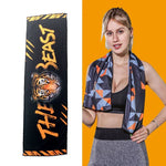 Khăn lạnh thể thao gym thấm mồ hôi nhanh khô, khăn nhanh khô, kích thước: 100 x 30cm (Lễ hội âm nhạc), khăn nhanh khô, kích thước: 100 x 30cm (Lửa), khăn nhanh khô, kích thước: 100 x 30cm (Tam giác hình học)
