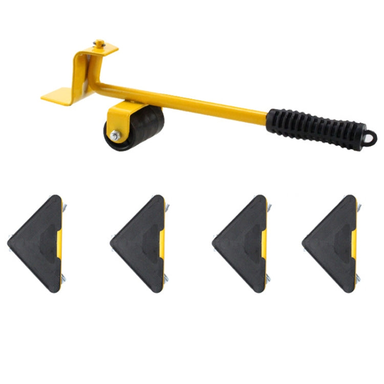 CY-0102 Bộ 5 trong 1 ròng rọc di chuyển đồ nặng gia đình, thiết bị di chuyển đồ nội thất đa năng, màu đỏ (150KG), vàng (300KG), bạc (500KG), xà beng đỏ đen (150KG), xe tăng (100KG), hoạt hình (100KG)