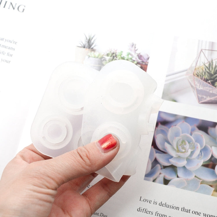 Khuôn silicone làm nhẫn pha lê nhỏ giọt 3 trong 1, khuôn nhẫn hình cung, khuôn nhẫn 3 trong 1