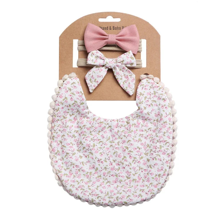 Bộ khăn yếm hai mặt in cotton vải lanh cho bé, DP021-1, DP021-2, DP021-3, DP021-4, DP021-5, DP021-6, DP021-7, DP021-13, DP021-9, DP021-10, DP021-11, DP021-12
