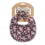 Bộ khăn yếm hai mặt in cotton vải lanh cho bé, DP021-1, DP021-2, DP021-3, DP021-4, DP021-5, DP021-6, DP021-7, DP021-13, DP021-9, DP021-10, DP021-11, DP021-12