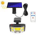 TG-TY085 Đèn Tường Ngoài Trời Năng Lượng Mặt Trời Cảm Ứng Cơ Thể Người Đèn Đường Sân Vườn Gia Đình Chống Nước Có Điều Khiển Từ Xa, Thông Số:, 96 LED Tích Hợp, 96 COB Tích Hợp, 96 LED Riêng Biệt, 96 COB Riêng Biệt, 168 LED Tích Hợp, 168 COB Tích Hợp