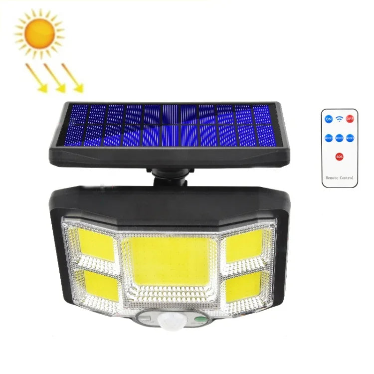 TG-TY085 Đèn Tường Ngoài Trời Năng Lượng Mặt Trời Cảm Ứng Cơ Thể Người Đèn Đường Sân Vườn Gia Đình Chống Nước Có Điều Khiển Từ Xa, Thông Số:, 96 LED Tích Hợp, 96 COB Tích Hợp, 96 LED Riêng Biệt, 96 COB Riêng Biệt, 168 LED Tích Hợp, 168 COB Tích Hợp