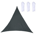Mái che ngoài trời hình tam giác chống thấm nước và chống tia UV cho vườn, Kích thước: 5m x 5m x 5m, 5m x 5m x 5m