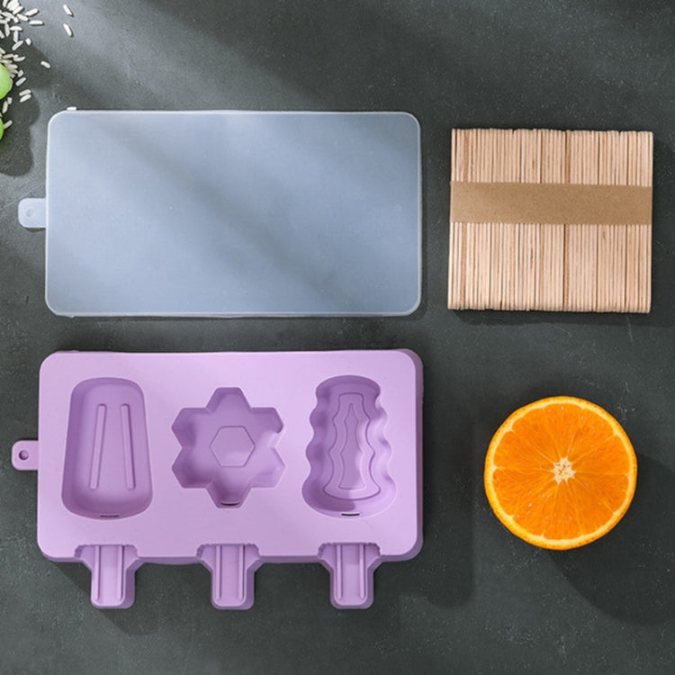 Khuôn kem que silicone hoạt hình dễ thương tự làm cho trẻ em, trái cây lớn