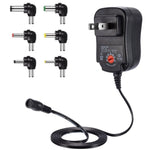 Bộ nguồn chuyển đổi điều chỉnh điện áp C5 3-12V 12W đa chức năng với đầu DC, phích cắm US, UK, EU