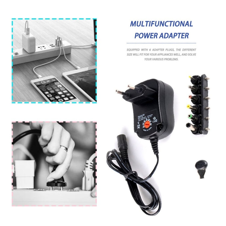 Bộ nguồn chuyển đổi điều chỉnh điện áp C5 3-12V 12W đa chức năng với đầu DC, phích cắm US, UK, EU