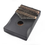 Đàn Kalimba 17 nốt cho người mới bắt đầu, màu nâu, bộ nâu, màu vàng, bộ vàng, gỗ, bộ gỗ, đen, bộ đen