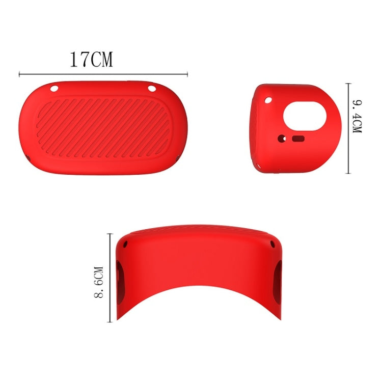 Vỏ bảo vệ silicone chống nước, chống bụi và chống rơi cho kính VR Meta Quest, màu đen, trắng, đỏ, xanh phát sáng