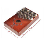 Đàn Kalimba đầu hươu 17 nốt cho người mới bắt đầu
