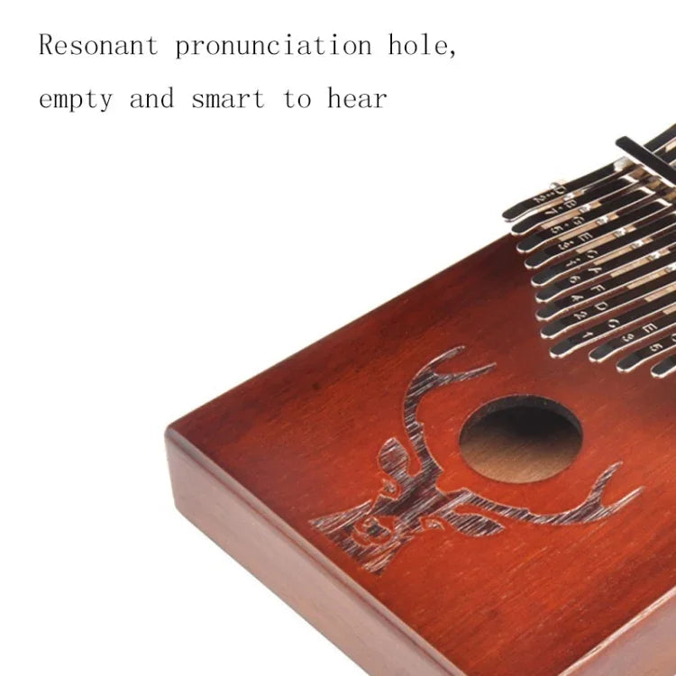 Đàn Kalimba đầu hươu 17 nốt cho người mới bắt đầu