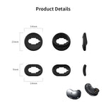 2 bộ nút tai silicone cho tai nghe Bluetooth Samsung Galaxy Buds Live, màu đen-2 cặp, đỏ-2 cặp, nâu-2 cặp, trắng-2 cặp
