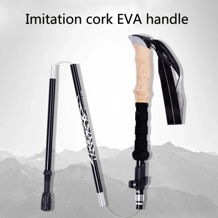 Gậy leo núi gấp siêu nhẹ TUOBEIS TBS-006, gậy trekking, nạng leo núi, TBS-006