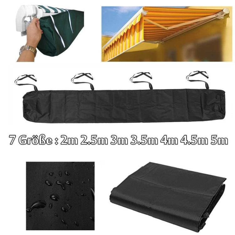 Bạt Mái Hiên Sân Thượng Ngoài Trời Chống Thấm Nước Có Thể Kéo Ra Bọc Bảo Vệ Chống Bụi, 2m, 2.5m, 3m, 3.5m, 4m, 4.5m, 5m