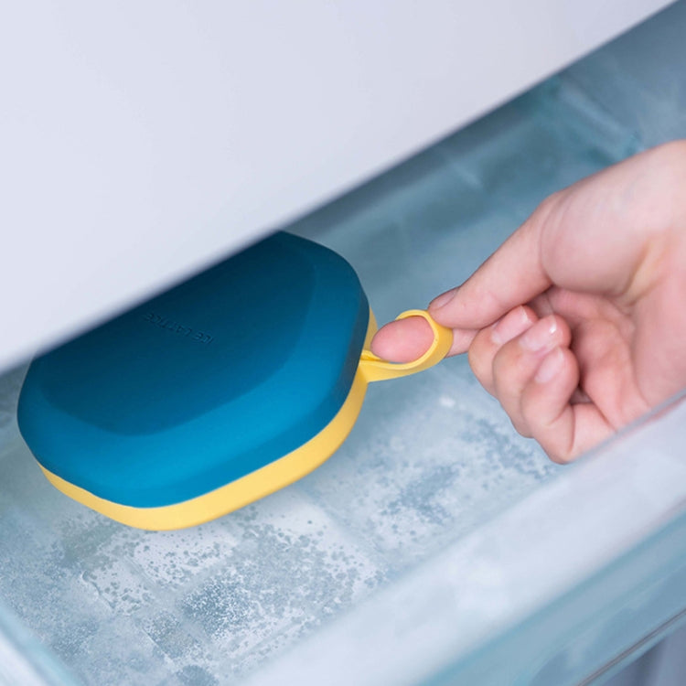 Khuôn làm đá viên lục giác sáng tạo DIY hộp lưu trữ khay làm đá tự làm, lục giác (Trắng), lục giác (Đỏ xanh)